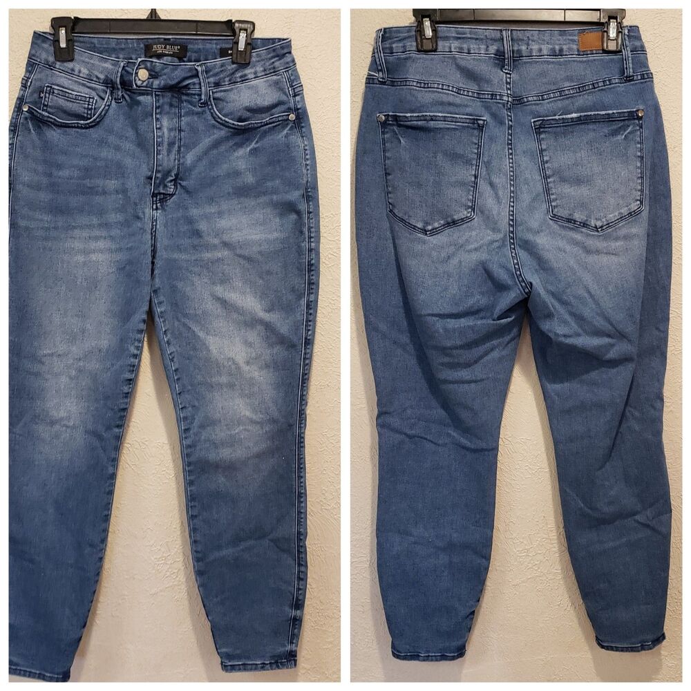 Judy Blue Skinny Jeans Women Size 14W Blue Denim Casual